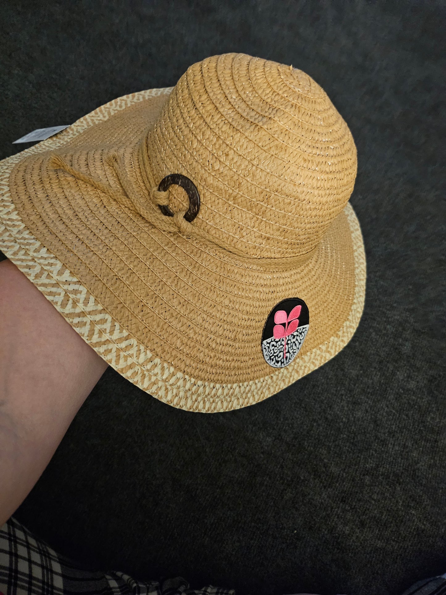 #4 SUN HAT - EMBROIDERED PATCH
