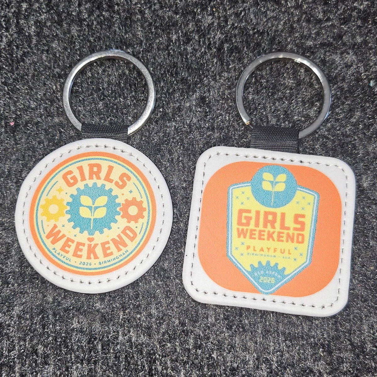 Girl's Weekend 2026 Keychain - Square or Round 2"