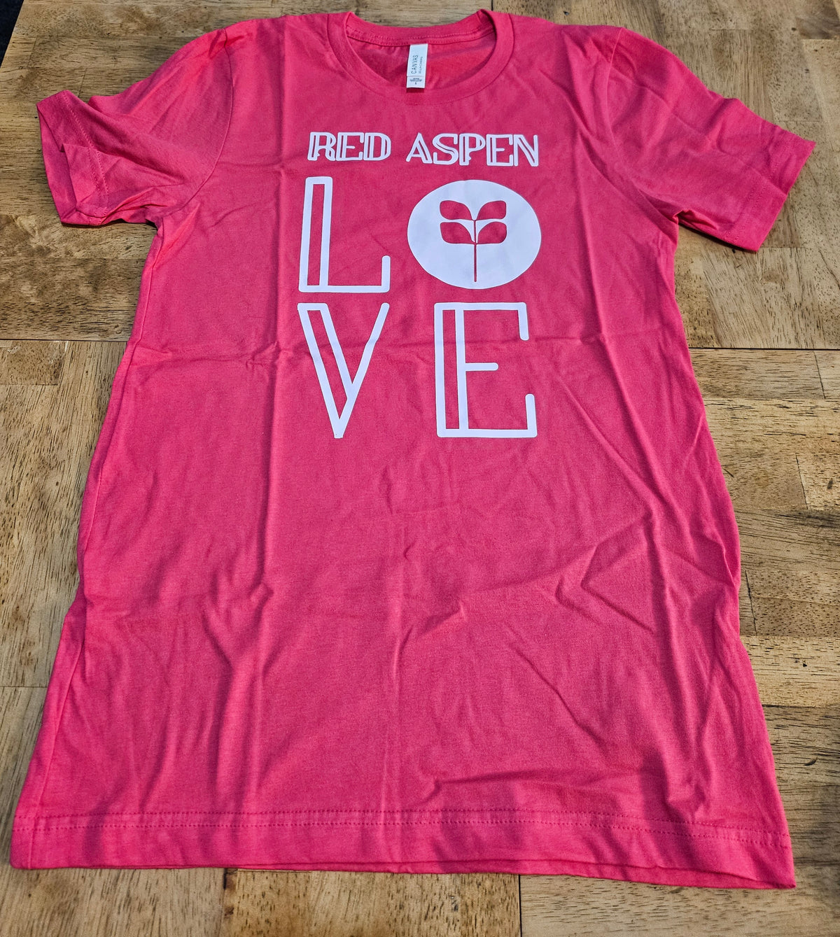 LARGE Bella Canvas Tee - Berry Pink - DTF Logo