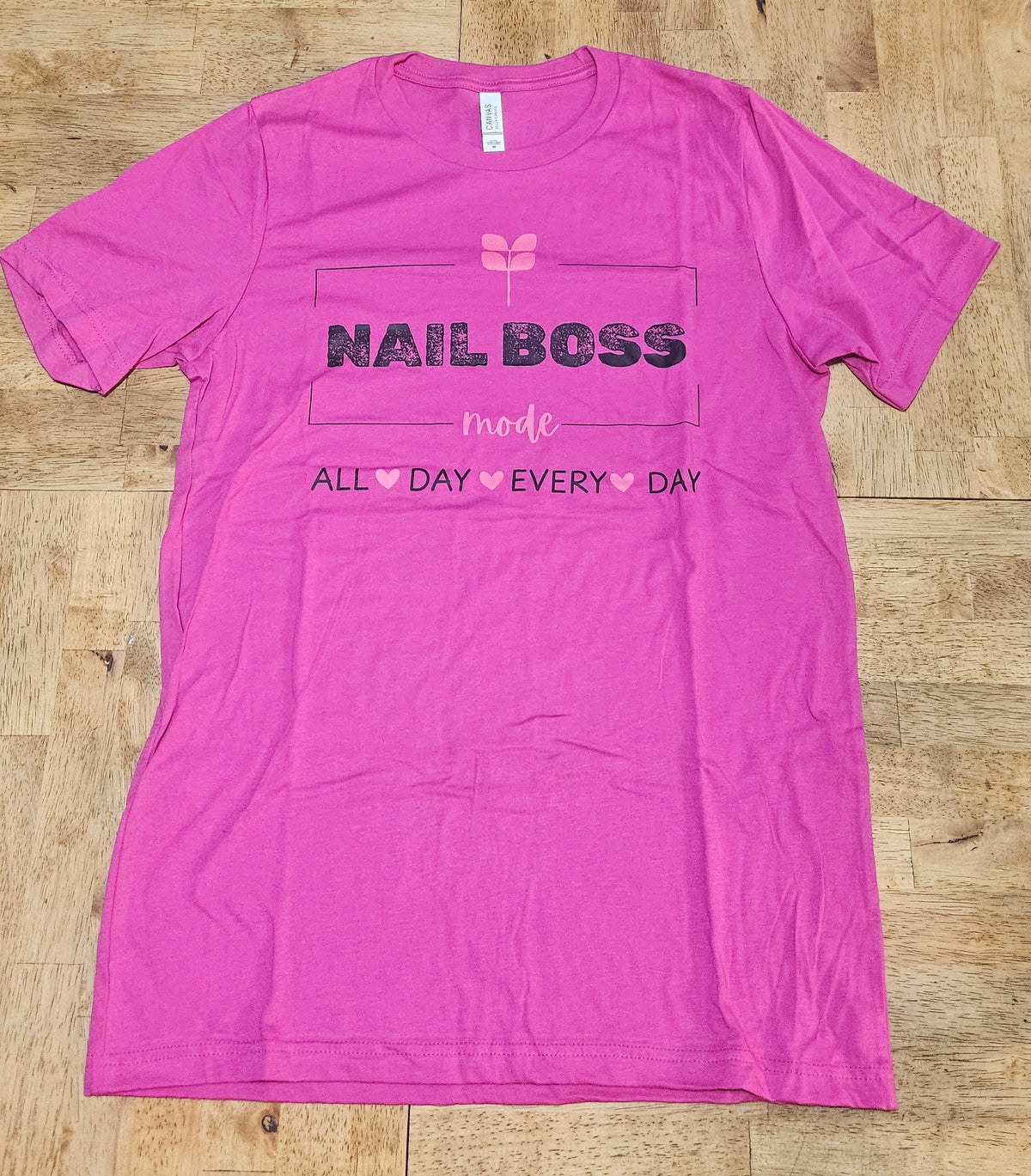 MEDIUM Bella Canvas - DTF Nail Boss Logo