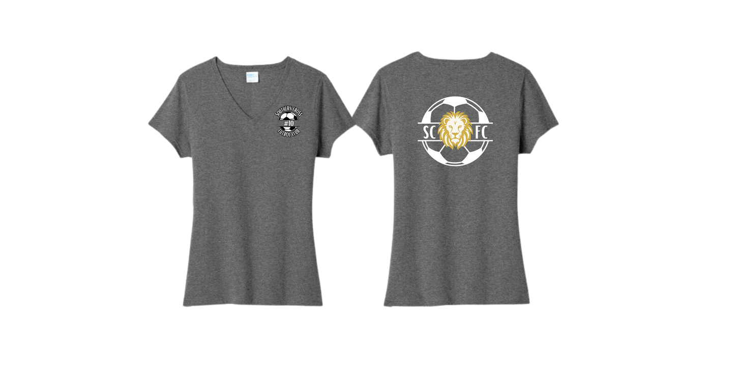 LPC455V Port & Co™ Women's Fan Favorite™ Blend V-Neck Tee LOGO #2