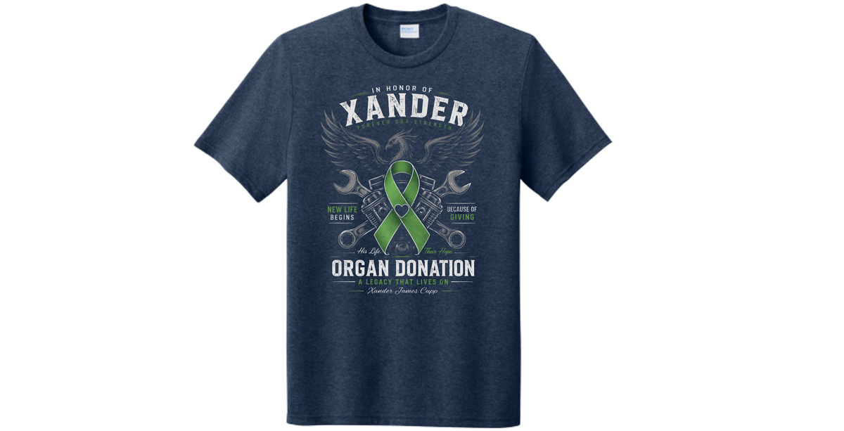 PC330 Port & Co. Tri-blend Tee - Xander - Organ Donation Tee