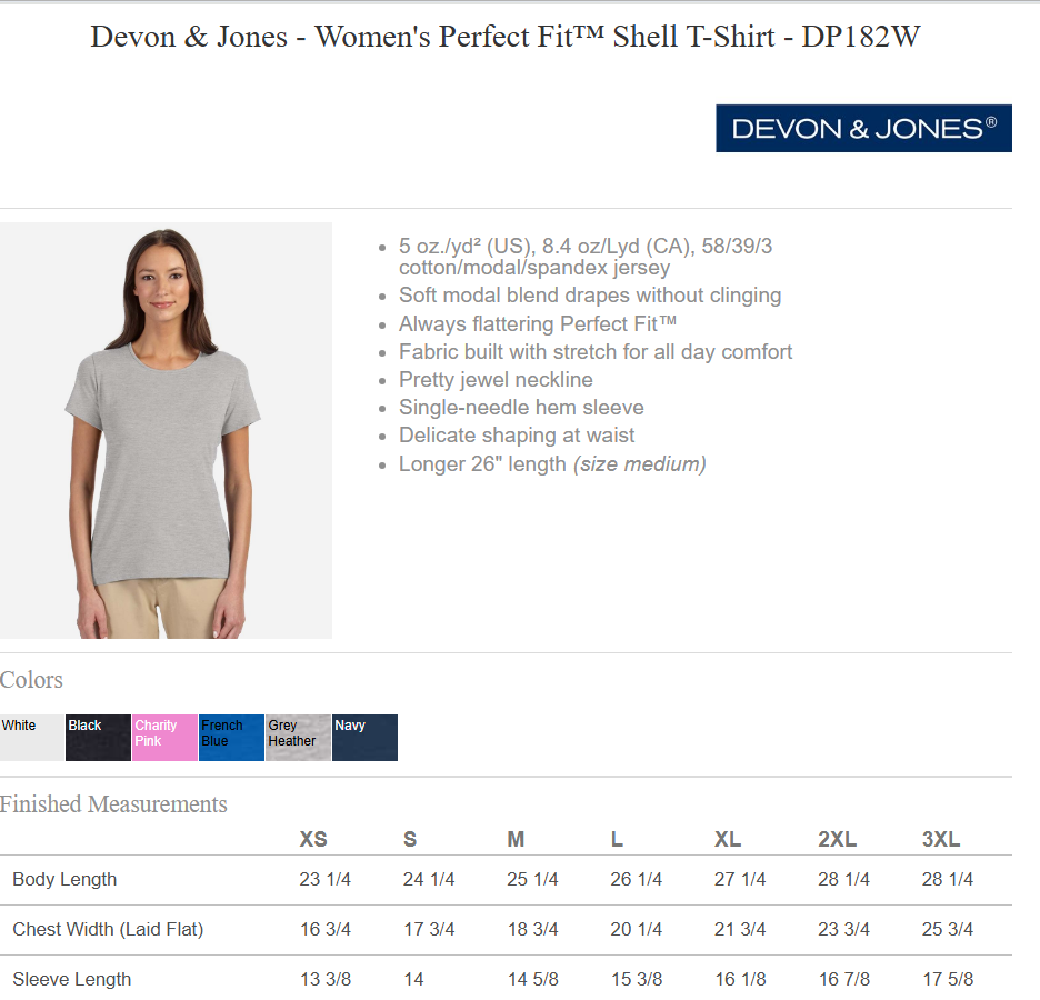#32 DP182W LADIES XL - GLITTER DTF