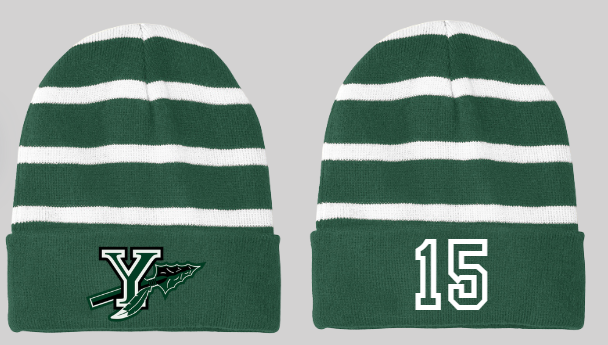 STC31 Sport-Tek® Striped Beanie with Solid Band