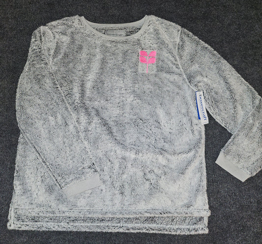 FZ03 Frosty Gray 2XL Ladies - Embroidered aspen leaf