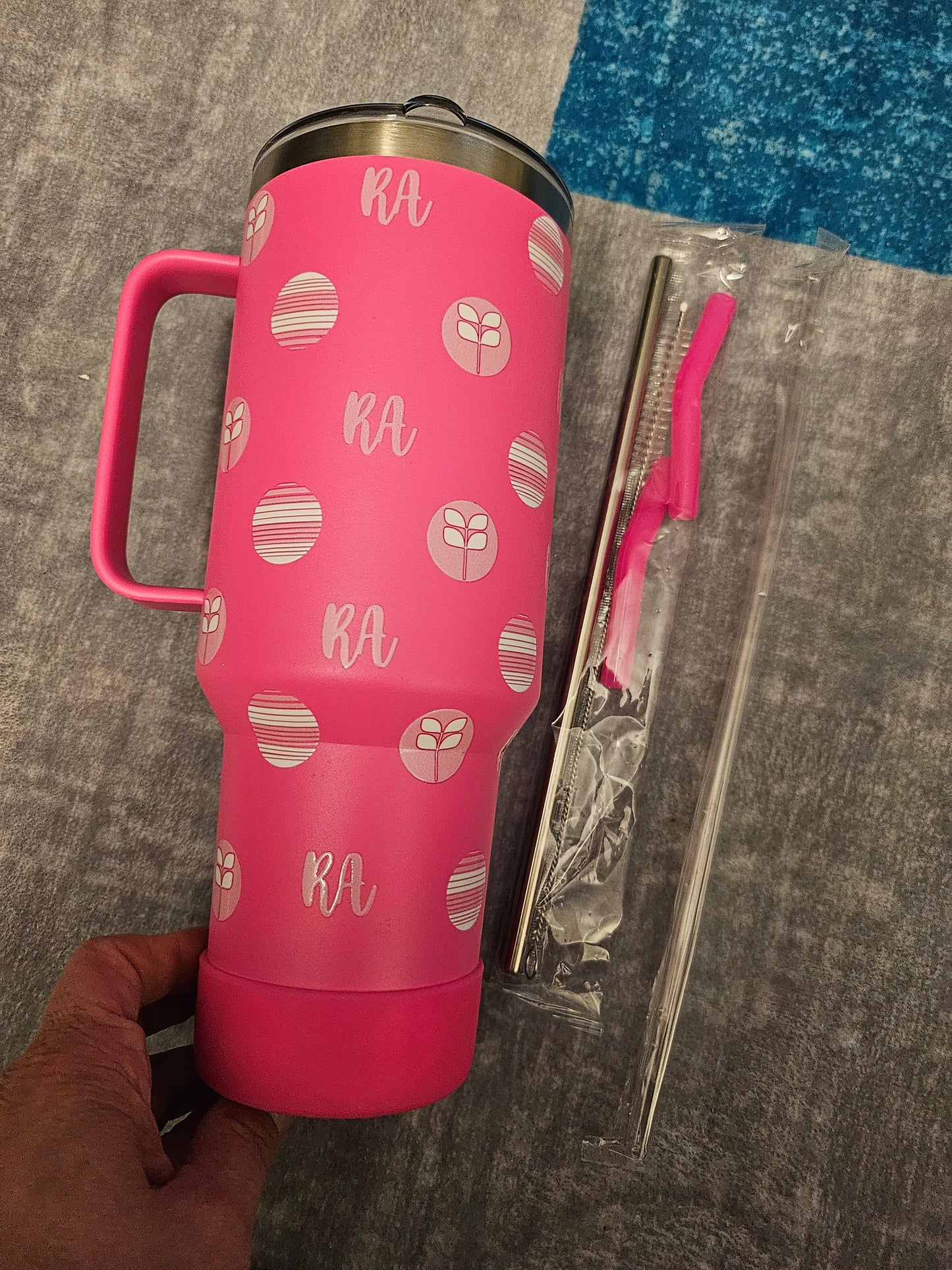 40 OZ TUMBLER - HOT PINK