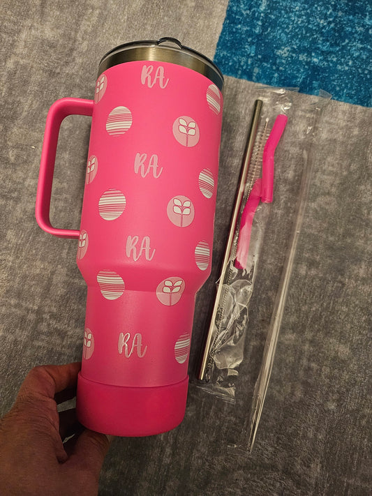 40 OZ TUMBLER - HOT PINK