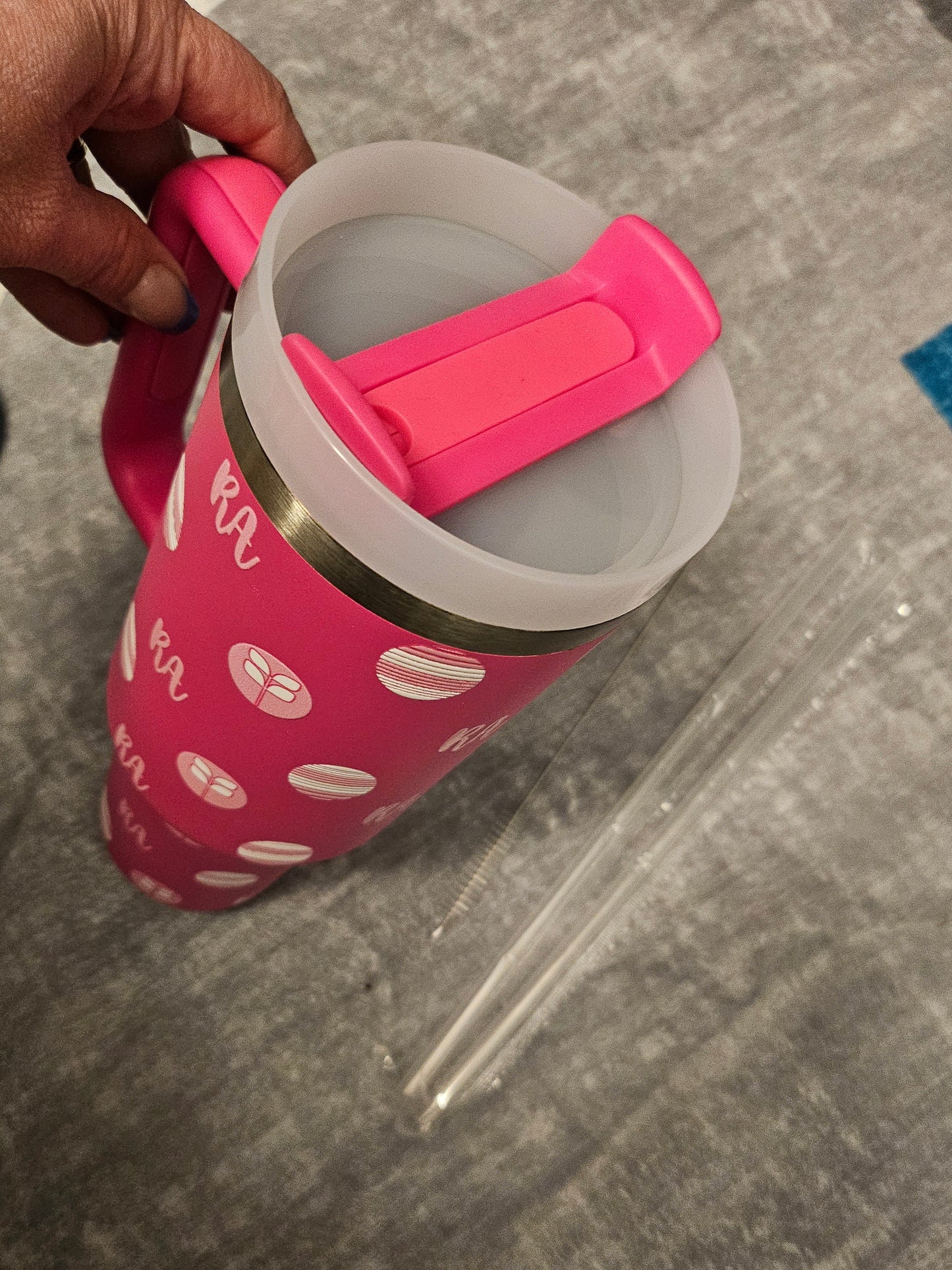 40 OZ TUMBLER - HOT PINK