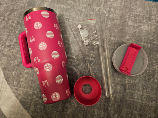 40 OZ TUMBLER - HOT PINK