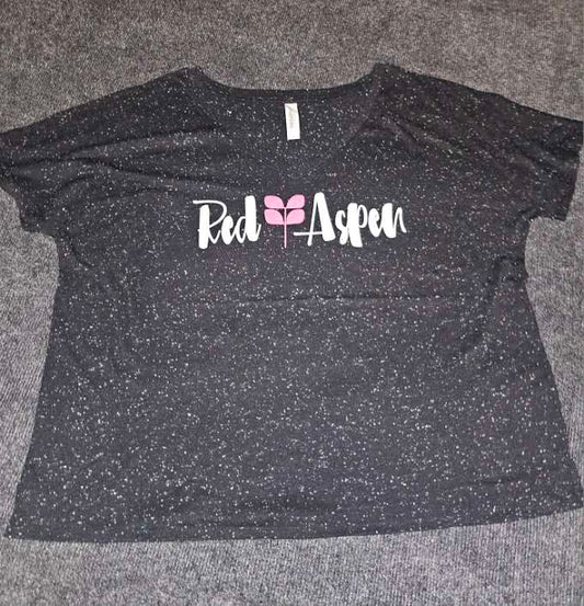 #20 203FV LADIES LARGE (DRAPEY LARGER FIT) GLITTER DTF