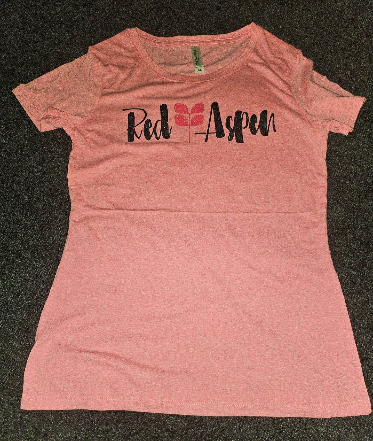 #27 202A LADIES XL (VERY FITTED, RUNS SMALL) GLITTER DTF