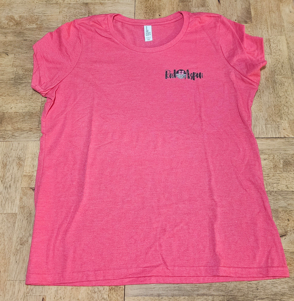 LADIES fitted 4XL (Runs very small) - District - Glitter DTF leopard/RA logo