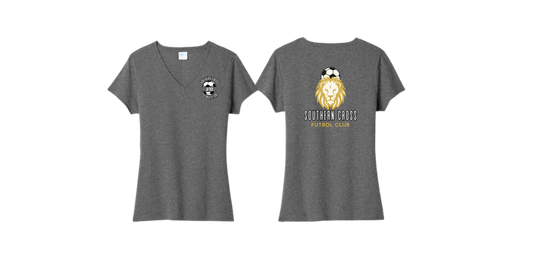 LPC455V  Port & Co™ Women's Fan Favorite™ Blend V-Neck Tee LOGO #1