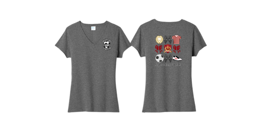 LPC455V  Port & Co™ Women's Fan Favorite™ Blend V-Neck Tee LOGO #3