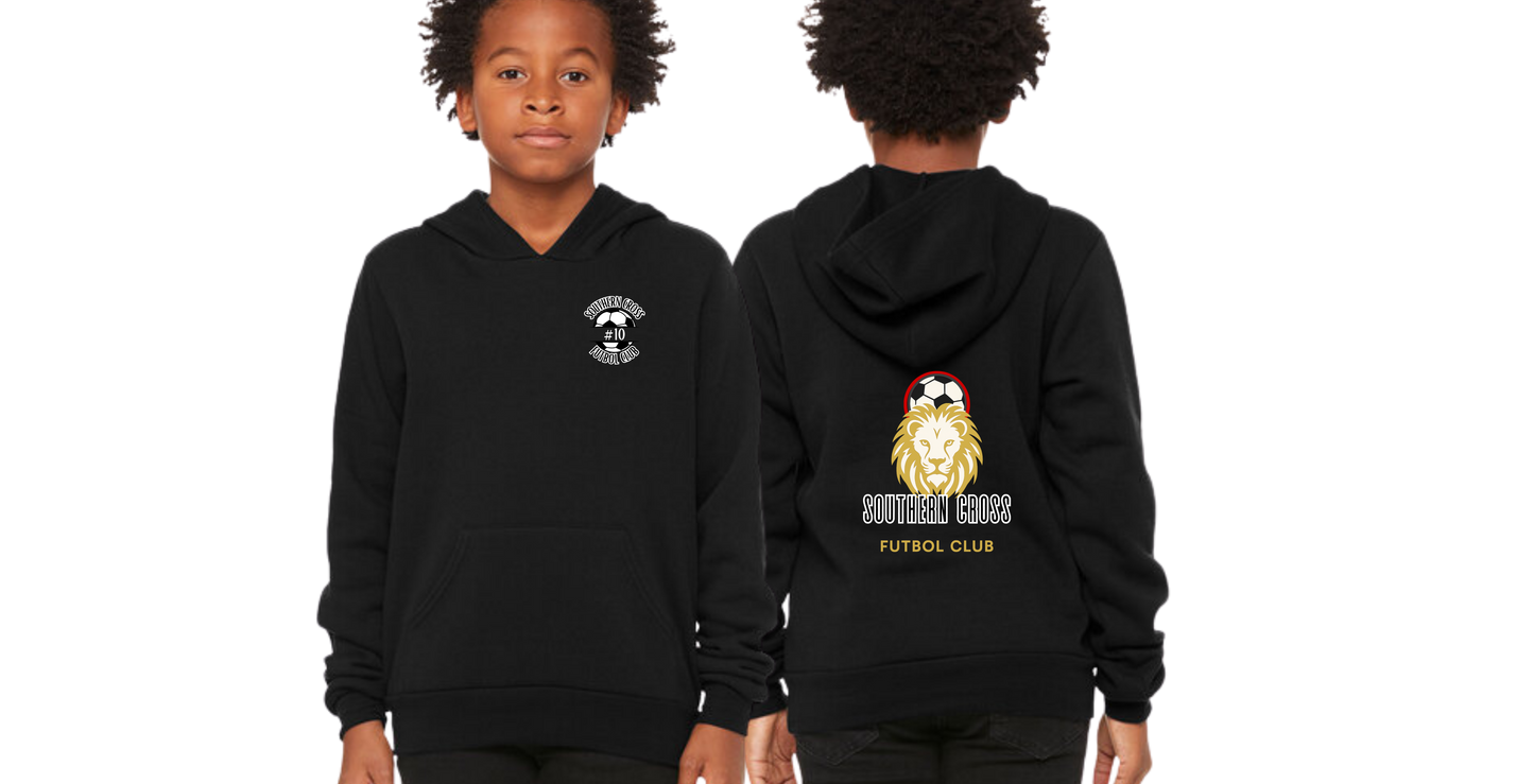 BC3719Y BELLA+CANVAS® YOUTH Sponge Fleece Pullover Hoodie LOGO #1