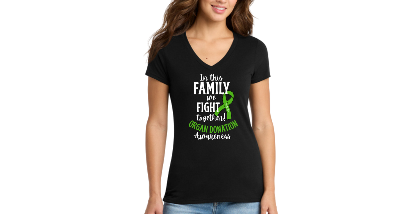 LPC330V  Port & Co™ Women's Tri-Blend V-Neck Tee