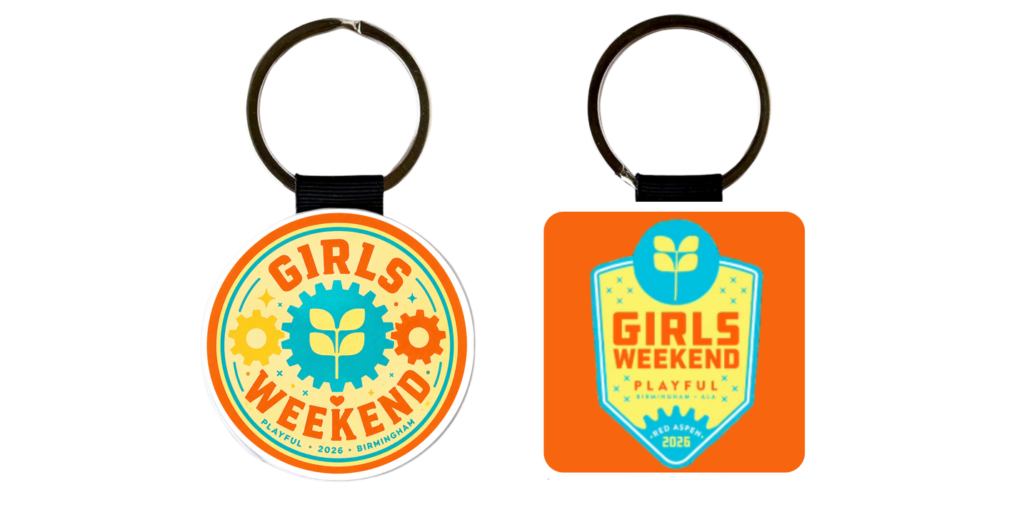 Girl's Weekend 2026 Keychain - Square or Round 2"