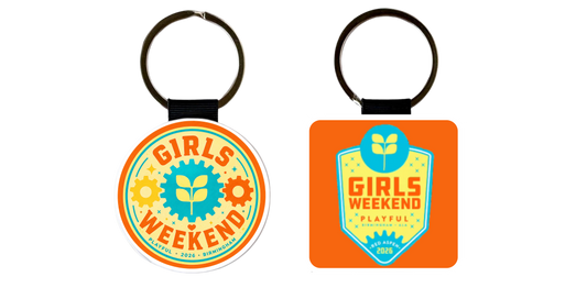 Girl's Weekend 2026 Keychain - Square or Round 2"